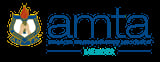 AMTA American Massage Therapy Association Member badge logo on black background